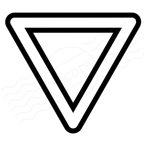 Iconexperience I Collection Sign Yield Icon