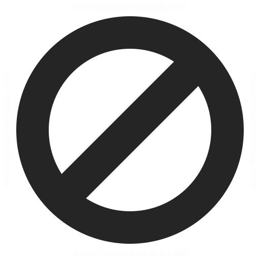 Sign Forbidden Icon Iconexperience