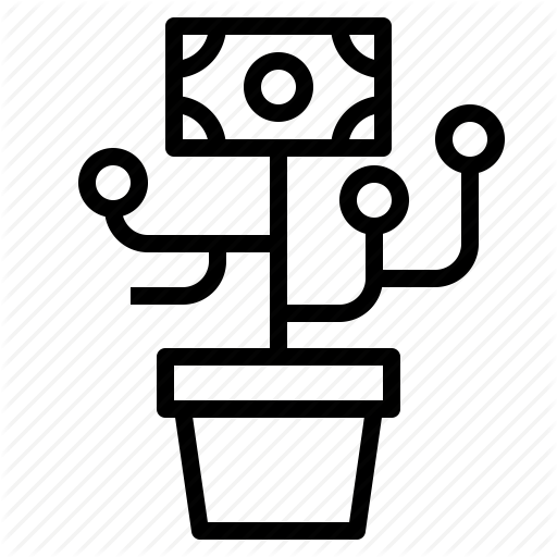 Cash, Dividend, Flow, Investment, Yield Icon