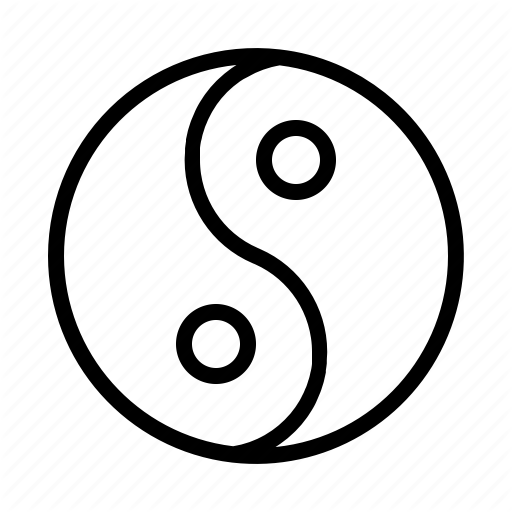 Chinese, Dark, Light, New Year Icon, Yin Yang Icon Icon
