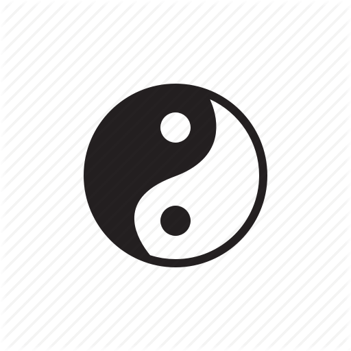 Religion, Religious Symbol, Symbol, Yin Yang Icon