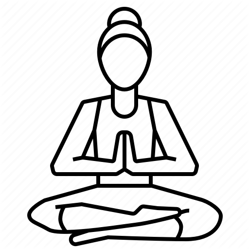 Pose, Salutation, Seal, Yoga Icon