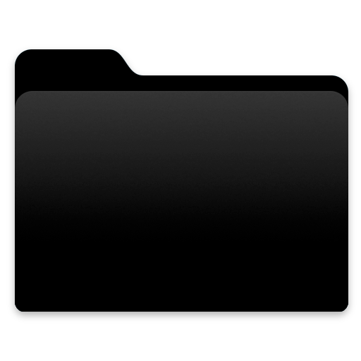 Yosemite Black Folder