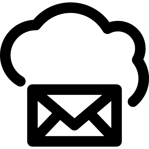 New Mail On Cloud Icons Free Download