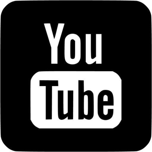 Black Youtube Icon