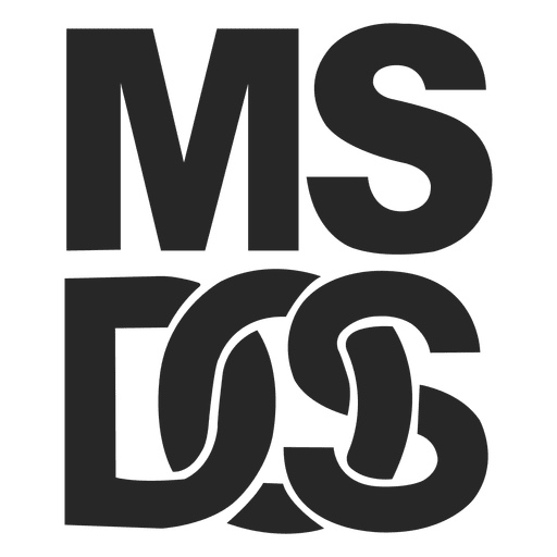 Ms Dos Logo