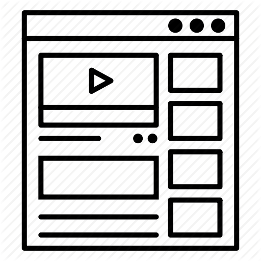 Template, Video, Webpage, Website, Window, Youtube Icon