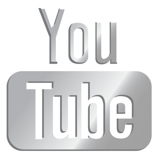 Excelent Youtube Silver Icon Transparent Png Vector