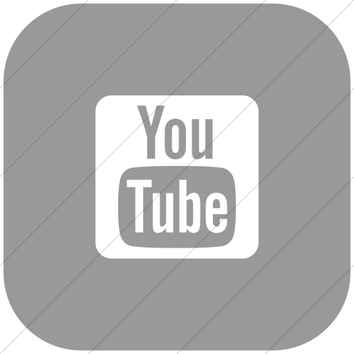 Flat Rounded Square White On Light Gray Foundation