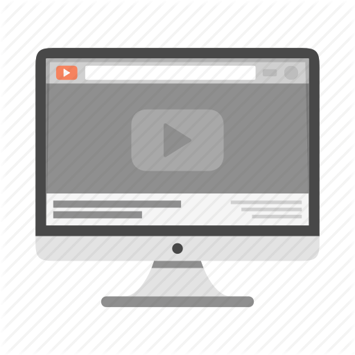 Imac, Monitor, Movie, Video, Website, Youtube Icon