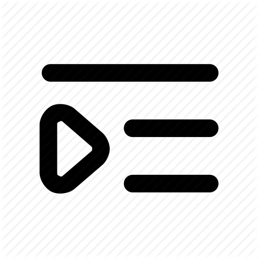 List, Music, Play, Player, Spotify, Video, Youtube Icon