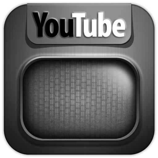 Grey Youtube Icon