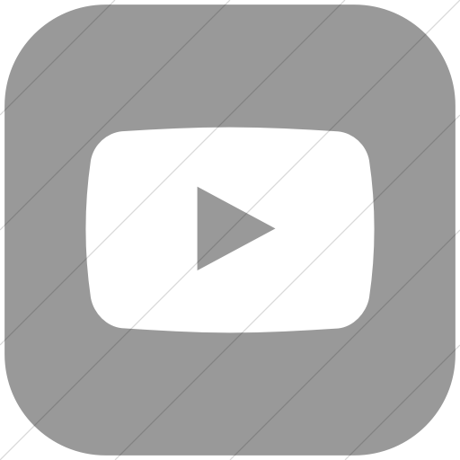 Flat Rounded Square White On Light Gray Social Media