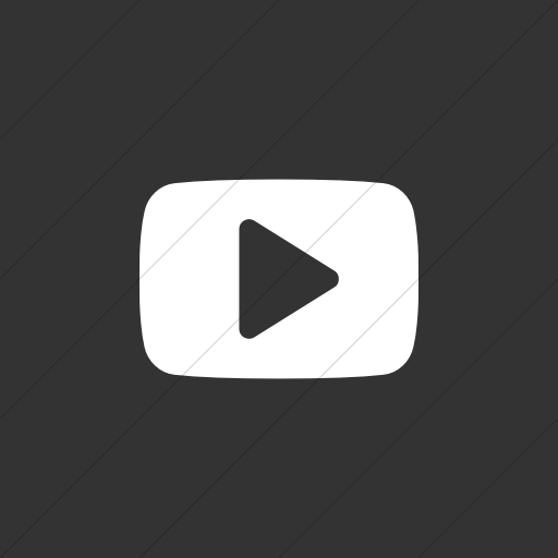 Flat Square White On Dark Gray Bootstrap Font Awesome