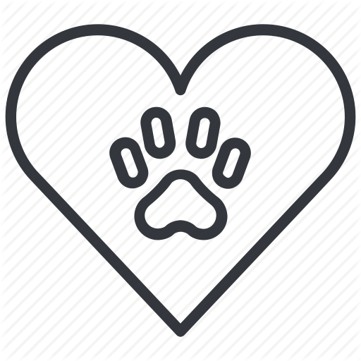 Animal, Cats, Heart, Love, Paw, Pet, Yummy Icon
