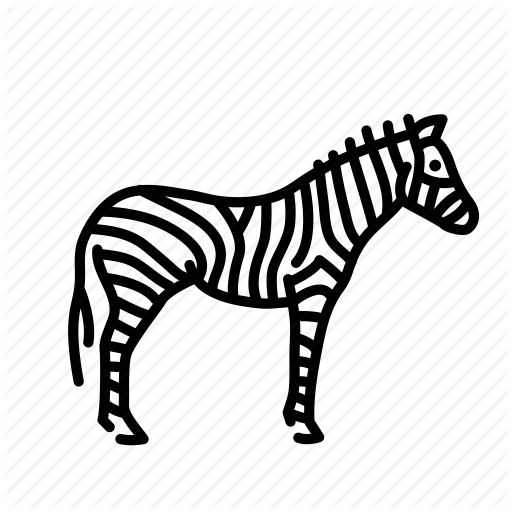 Animal, Horse, Mammal, Nature, Wild, Zebra Icon