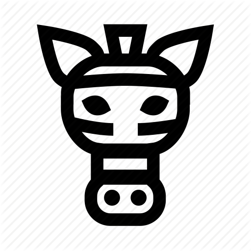 Animal, Horse, Mammal, Wild, Zebra Icon