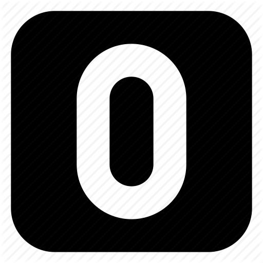 Square, Zero Icon