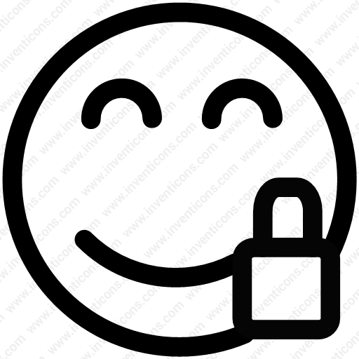 Download Security,emoticons,face,locked,protect,security,zipper