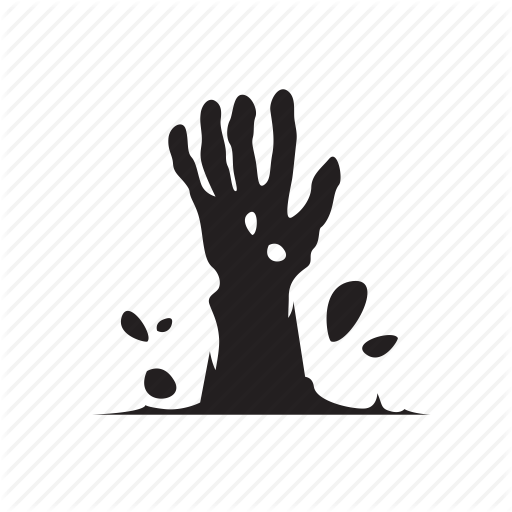 Dead Man, Graveyard, Hand, Rise, Zombie Icon