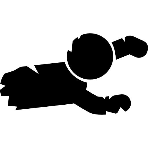 Half Male Zombie Body Icons Free Download