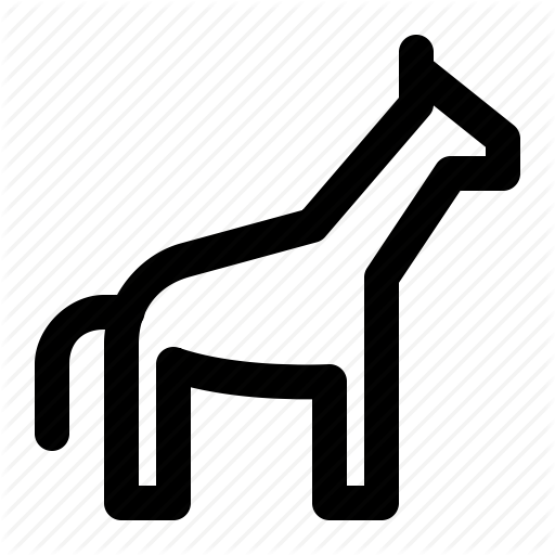 Animal, Giraffe, Safari, Wild, Zoo Icon