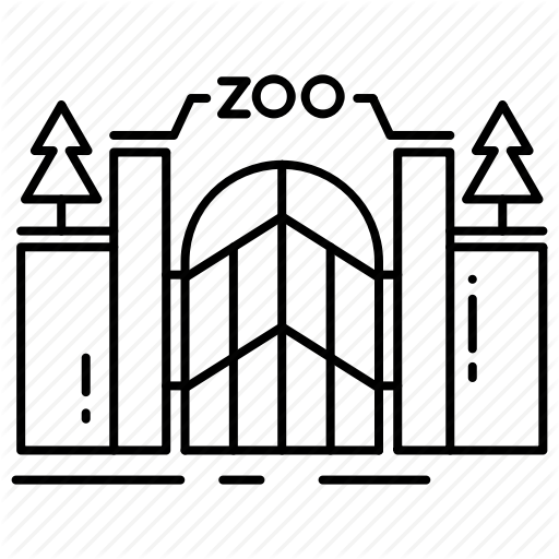 Amusement Park, Entertainment, Zoo Icon