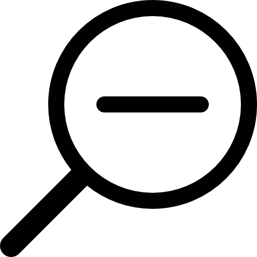 Zoom Out Tool Symbol Icons Free Download