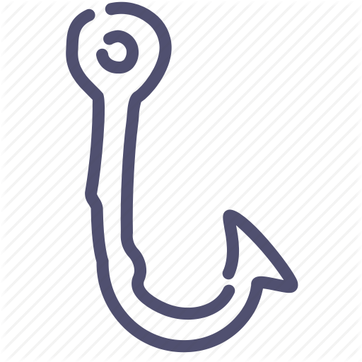 Fish, Fishing, Hook Icon