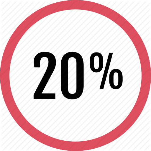 Graphic, Info, Percent, Twenty Icon