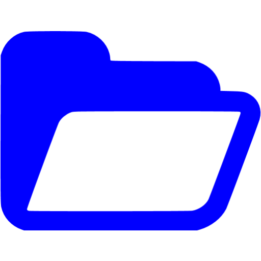 Blue Folder Icon