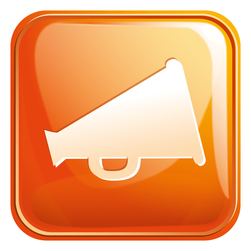 Megaphone Square Icon