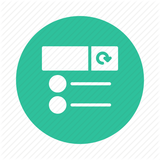 , List, Menu, Refreshdata, Refreshlist, Reload, Renew Icon