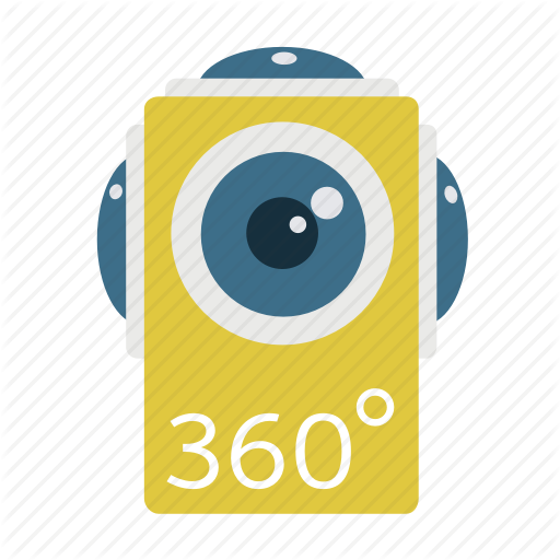 Camera, Digital, Panorama, Video, Vr Icon