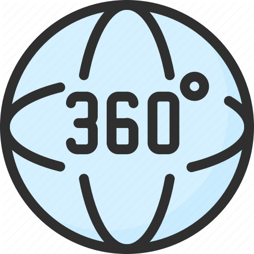 Degree, Reality, Rotation, View, Virtual Icon