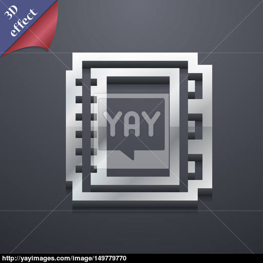 Book Icon Symbol Style Trendy, Modern Design With Space