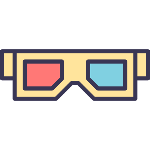 Glasses, Filming, Film, Cinema, Movie, Tools And Utensils Icon
