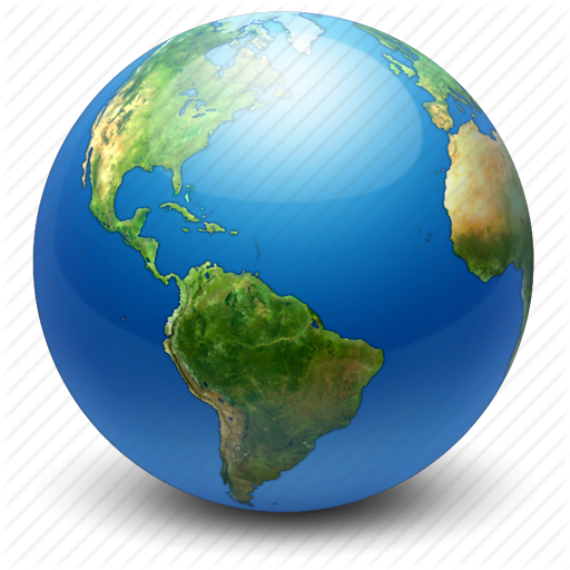 Earth, Globe, Internet, Map, Network, Web, World Icon