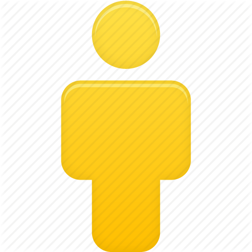 Account, Human, Male, Man, People, Person, Profile, User, Yellow Icon