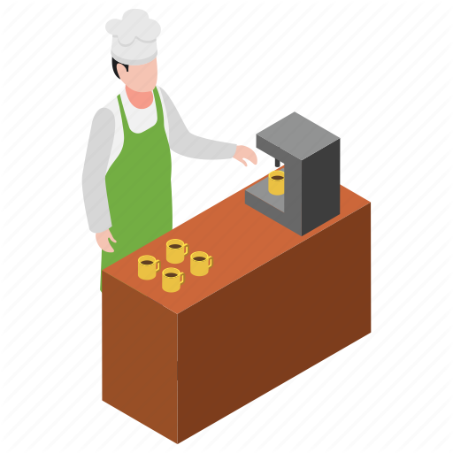 Beverage Counter, Coffee Machine, Coffee Maker, Fast Food, Hot