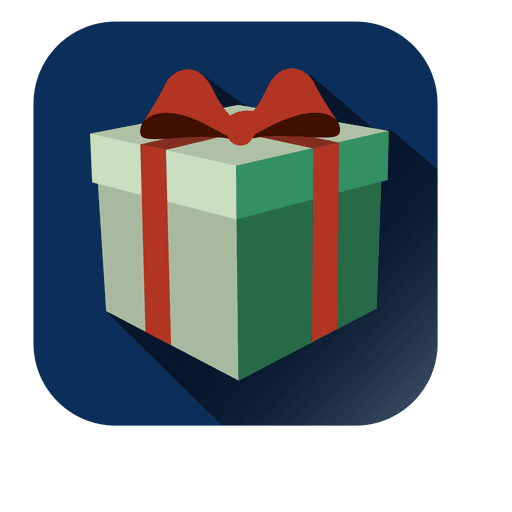 Gift Box Square Icon