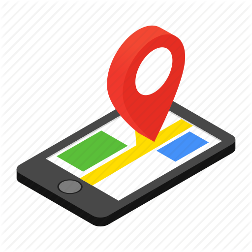 Gps, Location, Map, Mobile, Phone, Road, Travel Icon