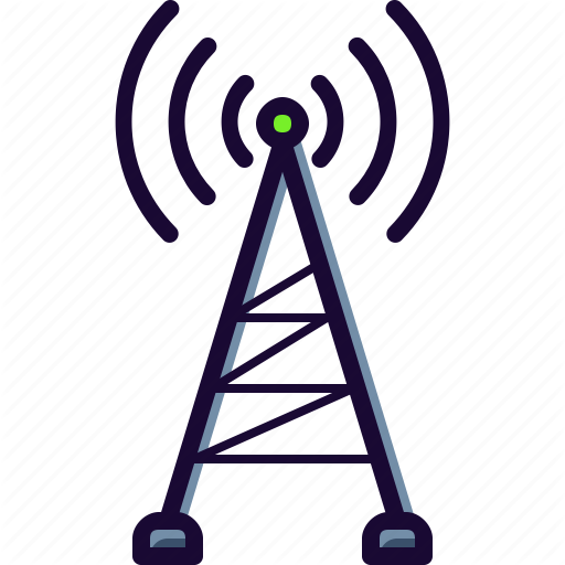 Cell, Connection, Mobile, Tower Icon