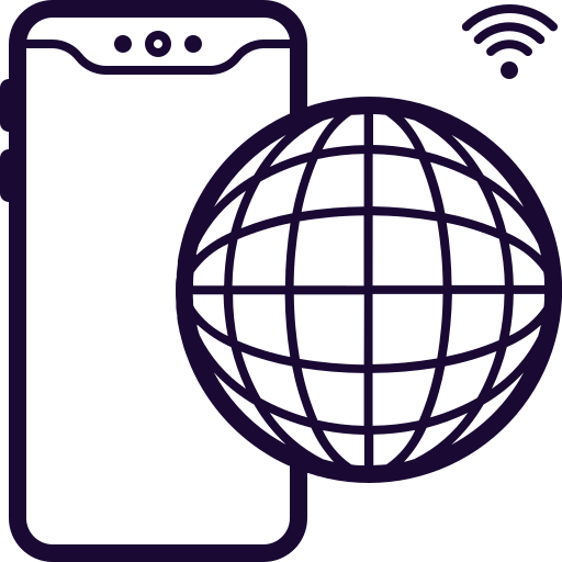 Internet, Phone, Wifi Icon Free Of Mobile Smart Phone