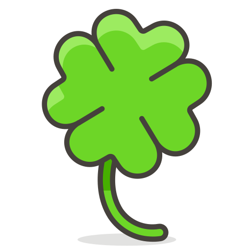 Four, Leaf, Clover Icon Free Of Free Vector Emoji