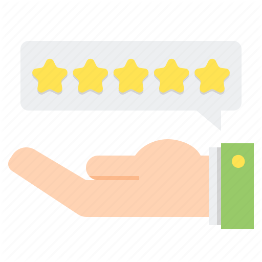Stars, Rate, Rating, Review Icon