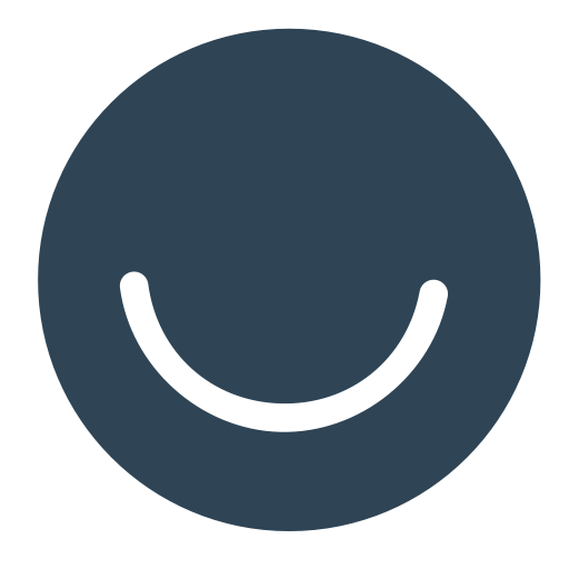 Smiley Glyph Icon