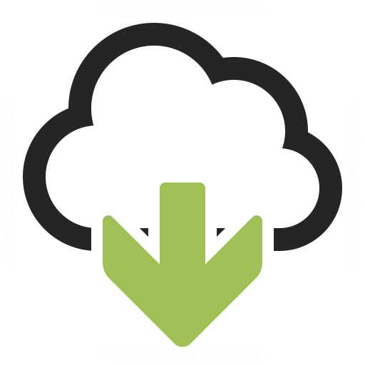 Cloud Download Icon Iconexperience