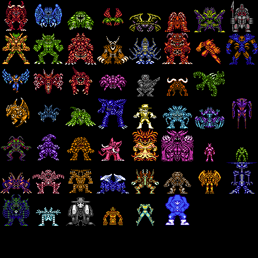 Bit Monster Sprite Pack