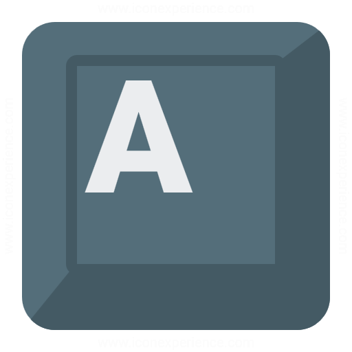 Iconexperience G Collection Keyboard Key A Icon
